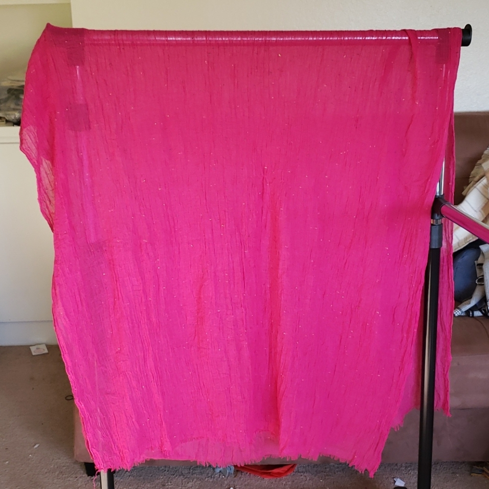 Magenta color scarf